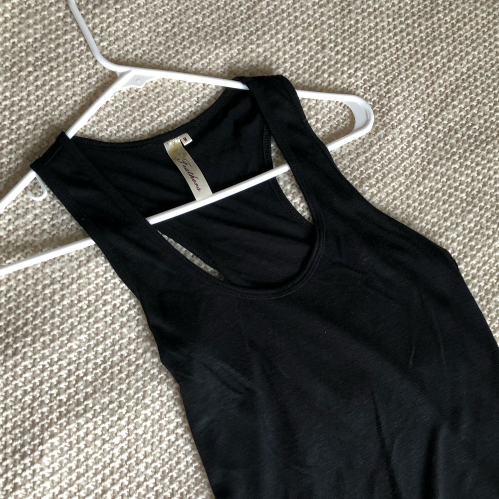 Long black sheer dress maxi